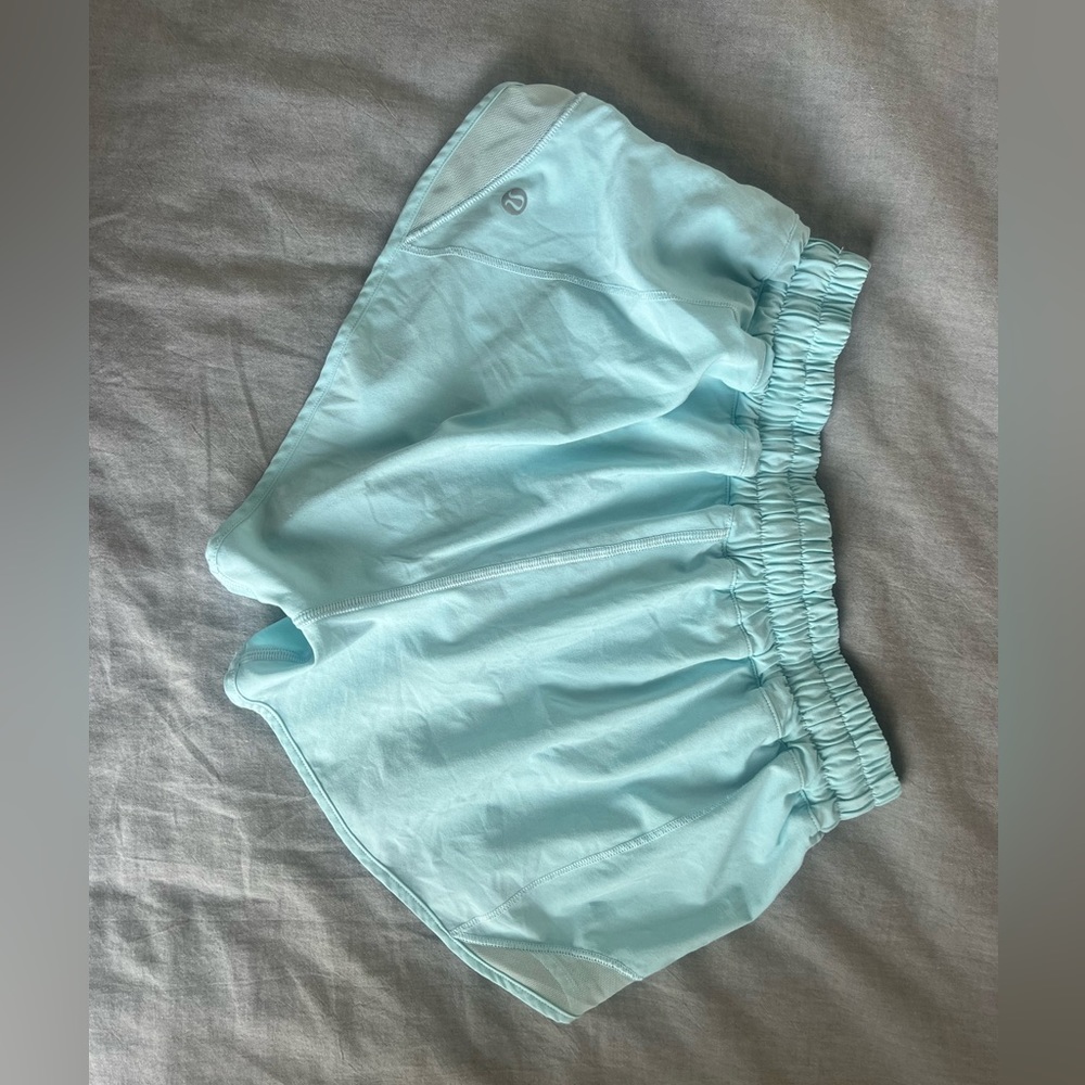 Light blue hotty hot shorts